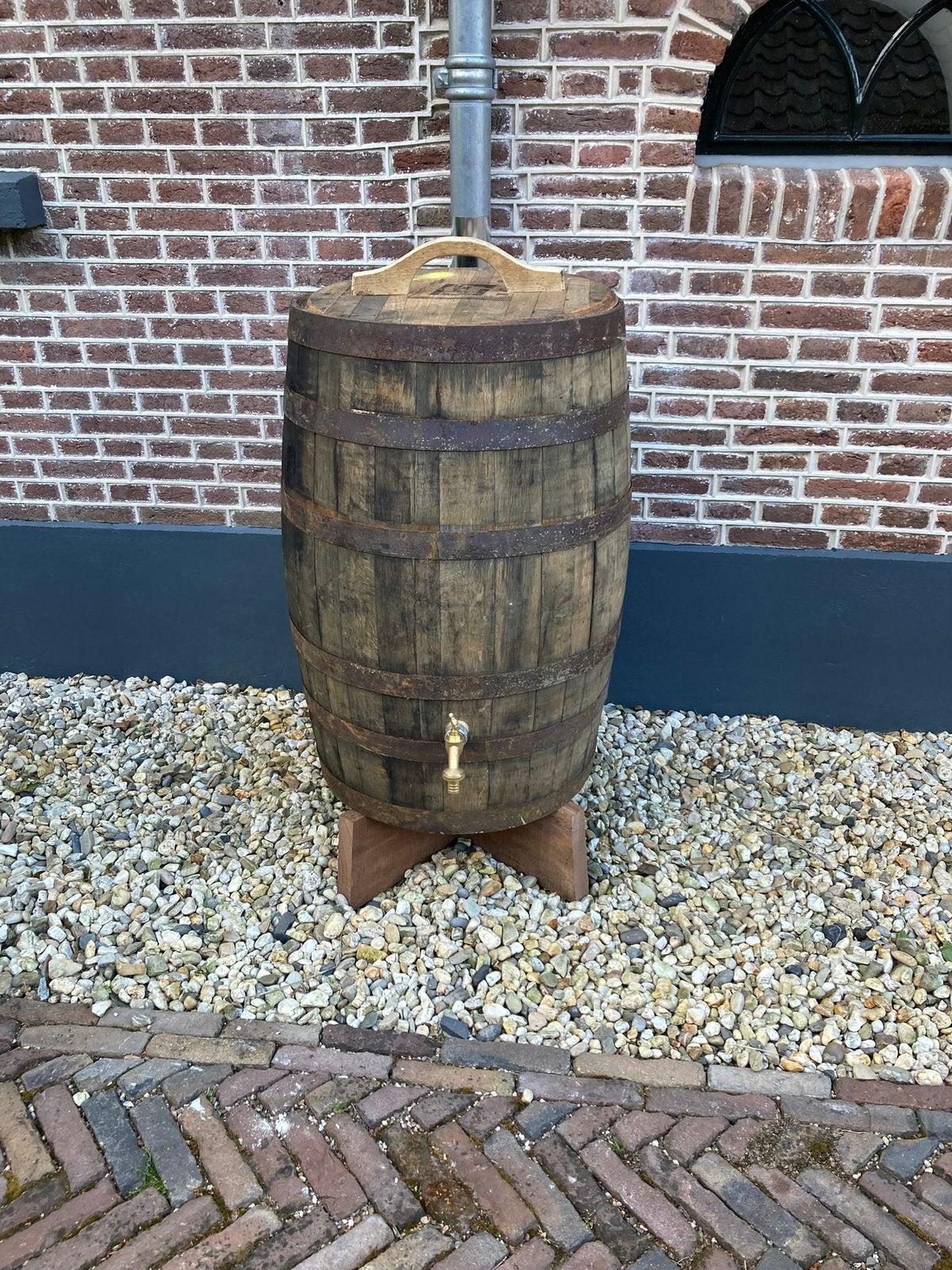 Regenton wijnvat whiskyvat eiken wateropvang, Gerard Krale, Nieuw, Ophalen of Verzenden, Info@gkrale.nl