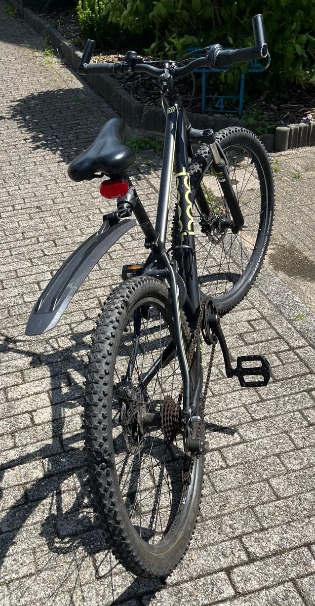 Kinder Mountainbike Zwart Bike Fun Beast 24 inch, Gebruikt, Hardtail, Heren, Schijfrem