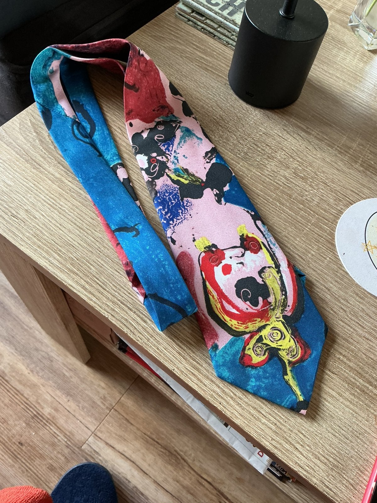Stropdas ontwerp Jan te Wierik., Ophalen of Verzenden, Zo goed als nieuw, Blauw
