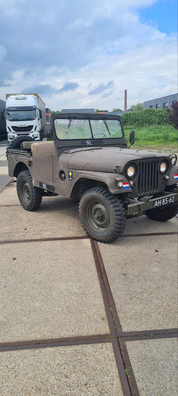 Nekaf m38a1 jeep met laswerk, Auto's, Bedrijf, Te koop