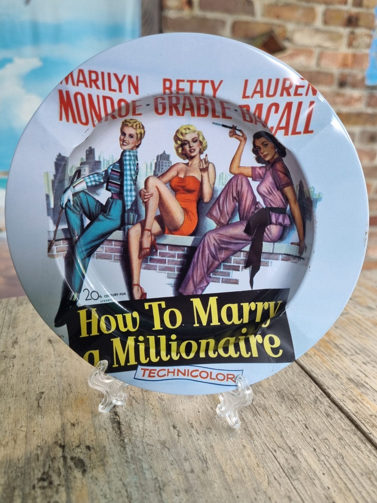 Asbak  'How To Marry A Millionaire' Marilyn Monroe, Ophalen of Verzenden, Nieuw, Film, Gebruiksvoorwerp