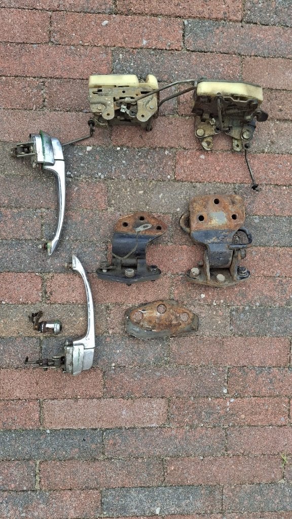 Jaguar xj 6 mk 1 deurgrepen &deurscharnieren, Ophalen of Verzenden, Gebruikt, Jaguar