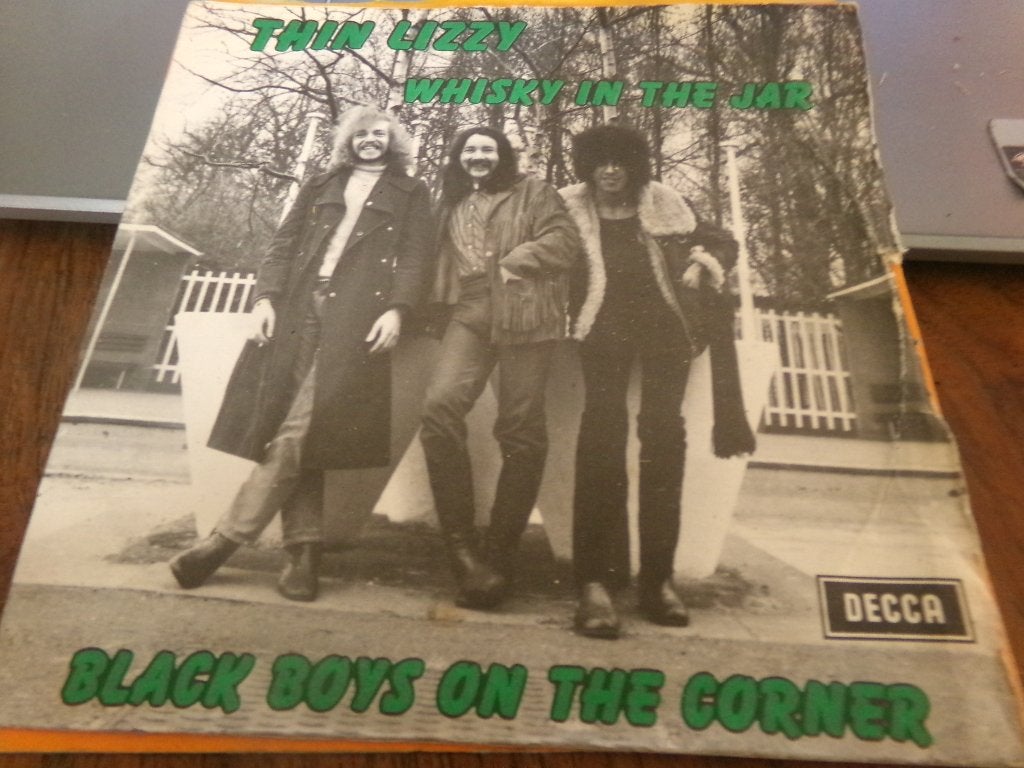Thin Lizzy – Whisky In The Jar / Black Boys On The Corner, Ophalen of Verzenden, Gebruikt, Pop