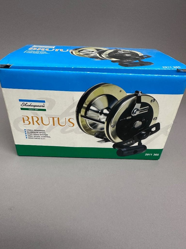 Shakespeare Brutus reel - molen, Watersport en Boten, Hengelsport | Algemeen, Shakespeare, Molen, Nieuw, Ophalen of Verzenden