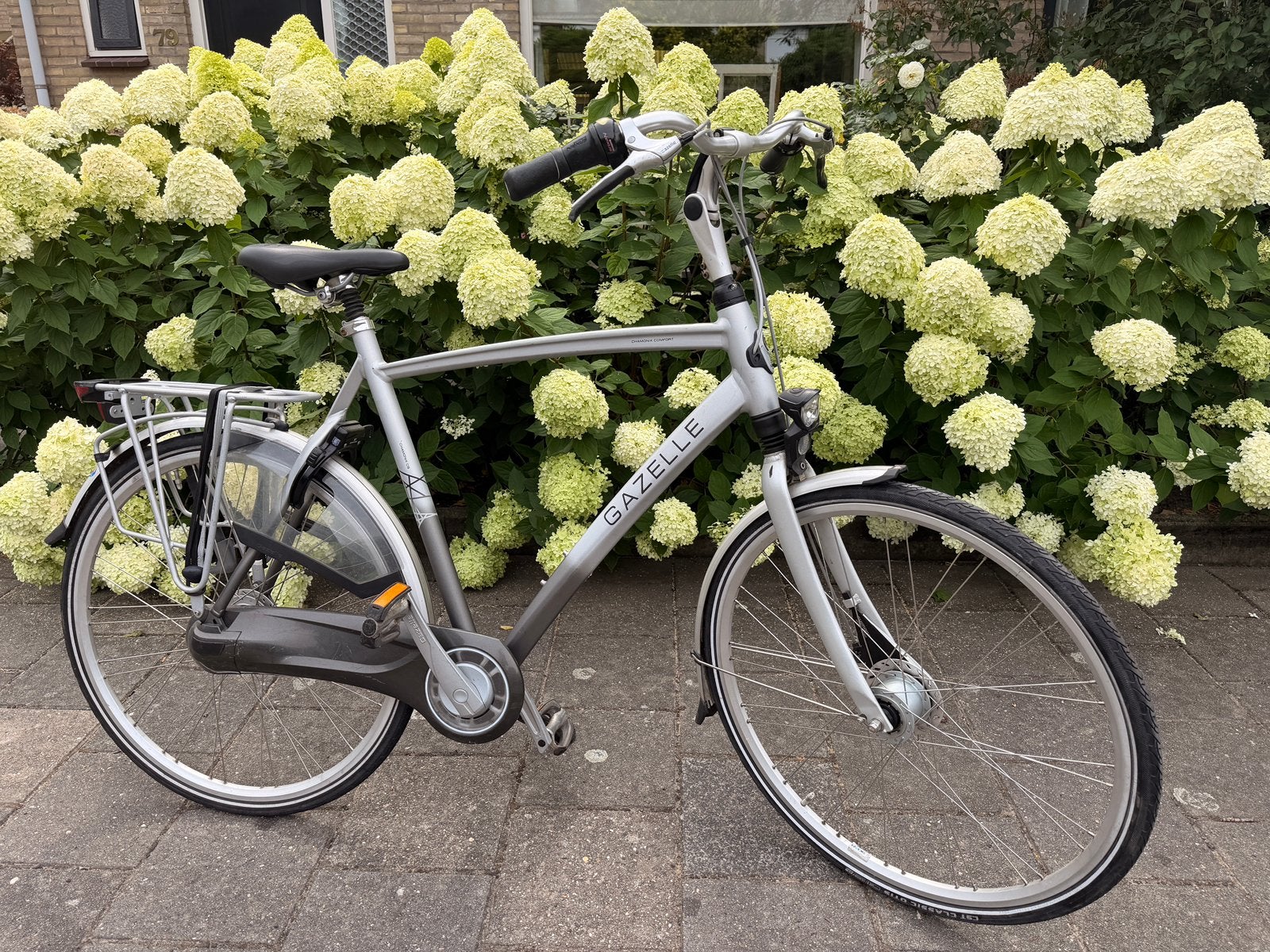 Gazelle Chamonix C8 herenfiets, Ophalen, Versnellingen, Zo goed als nieuw, 65 cm of meer