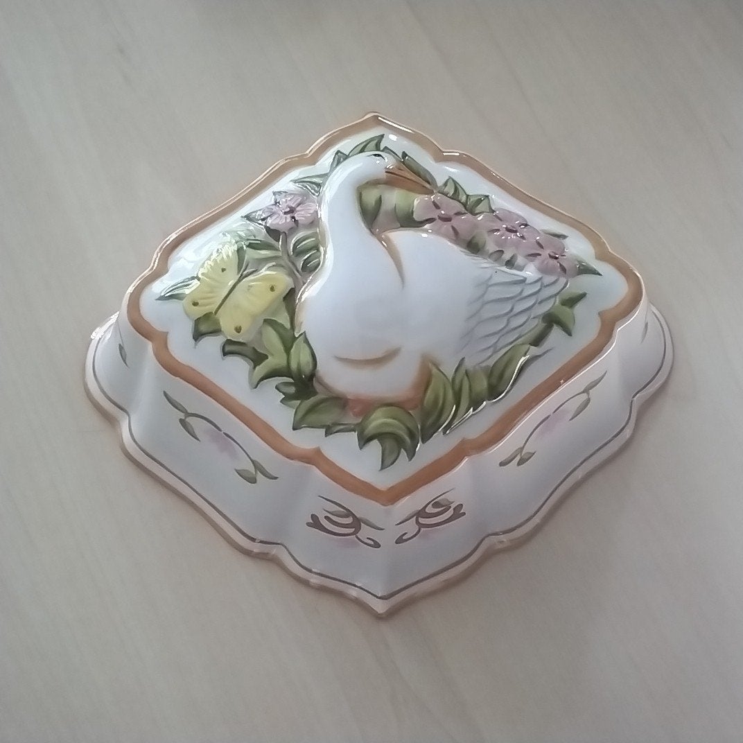 the Franklin mint collection puddingvorm gans, Nieuw, Ophalen of Verzenden, Bord(en), Overige stijlen