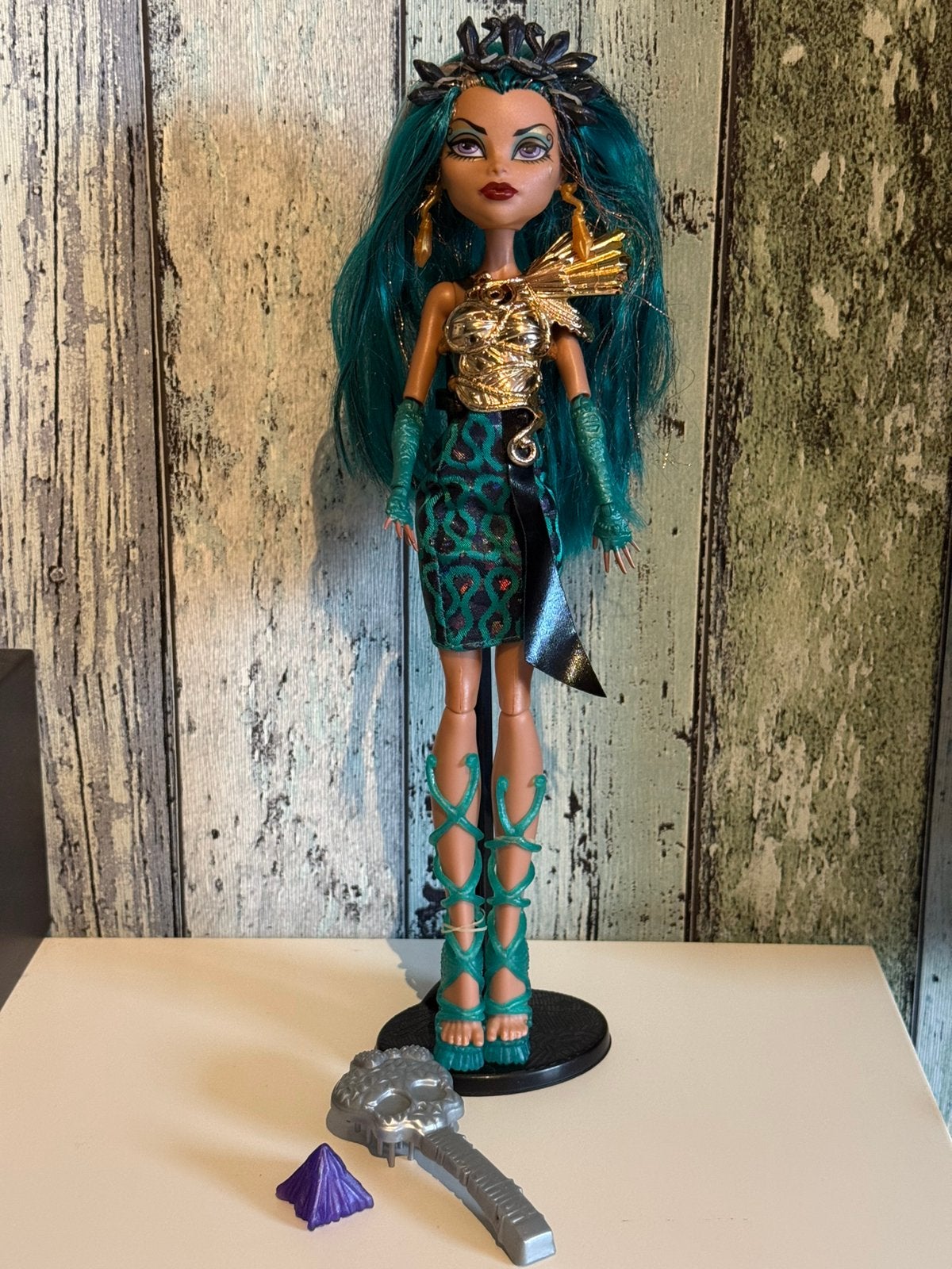 Monster High - Nefera, Ophalen of Verzenden, Zo goed als nieuw, Pop