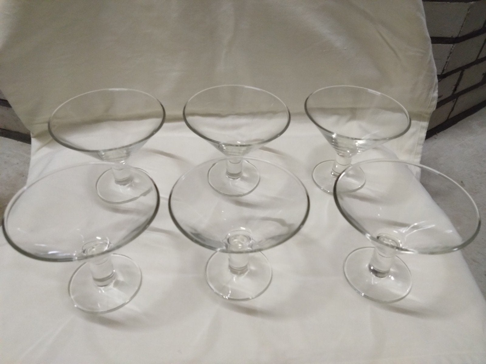 Set van 6 glazen dessert- of cocktailglazen, Ophalen of Verzenden