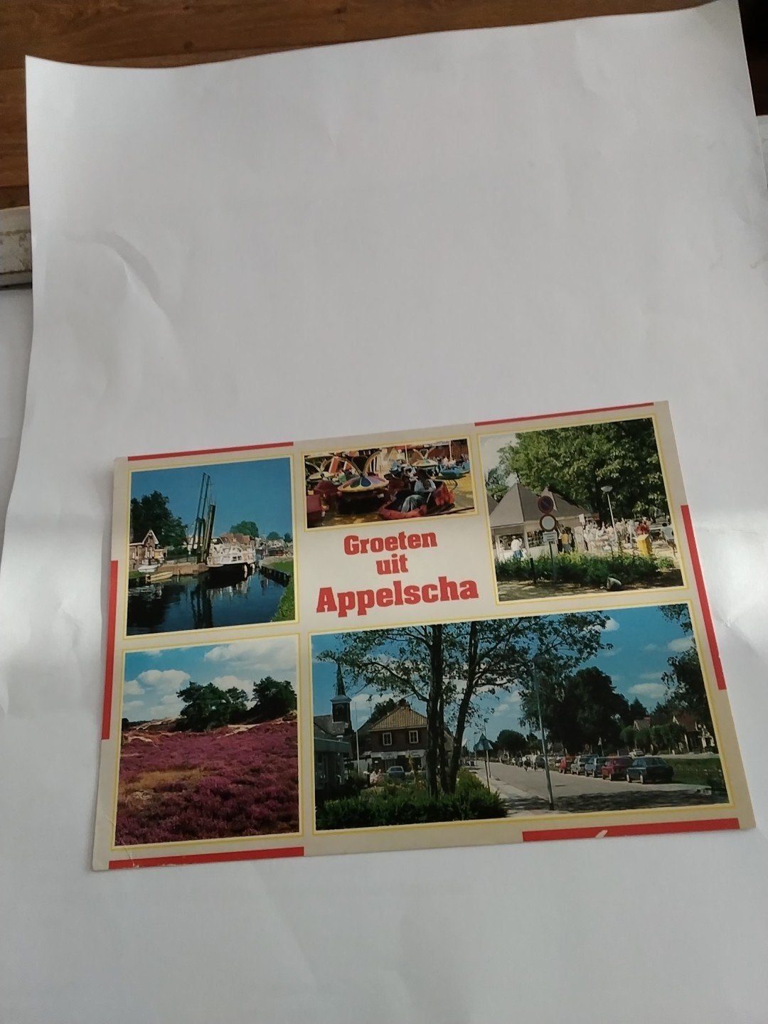 Ansichtkaart Groeten uit Appelscha - Gelopen, Verzamelen, Ophalen of Verzenden, 1960 tot 1980, Gelopen, Friesland