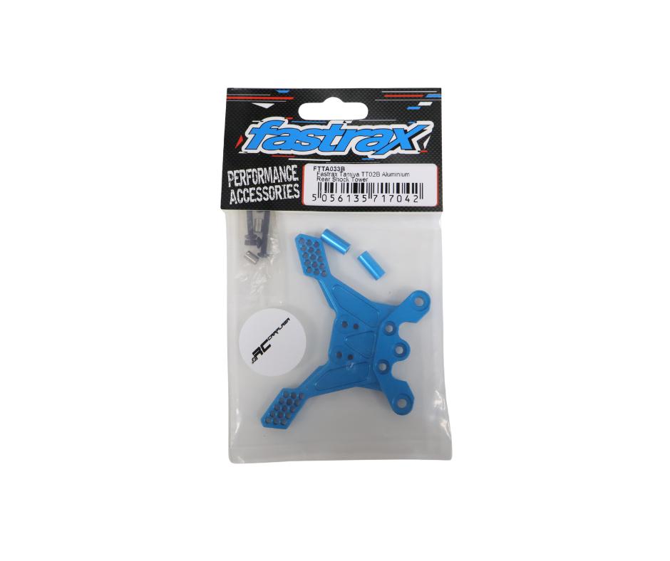 FASTRAX TAMIYA TT02B ALUMINIUM REAR SHOCK TOWER FTTA033B, Ophalen of Verzenden, Nieuw, Onderdeel