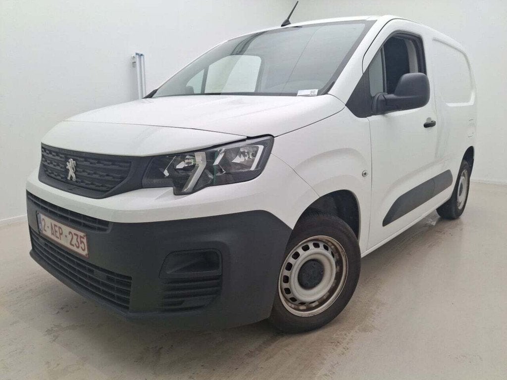 Peugeot Partner 1.5 Standaard L1 LichtblauwHDI 2021 Airco/PD, Auto's, Peugeot, Gebruikt, 4 cilinders, Wit, 75 pk