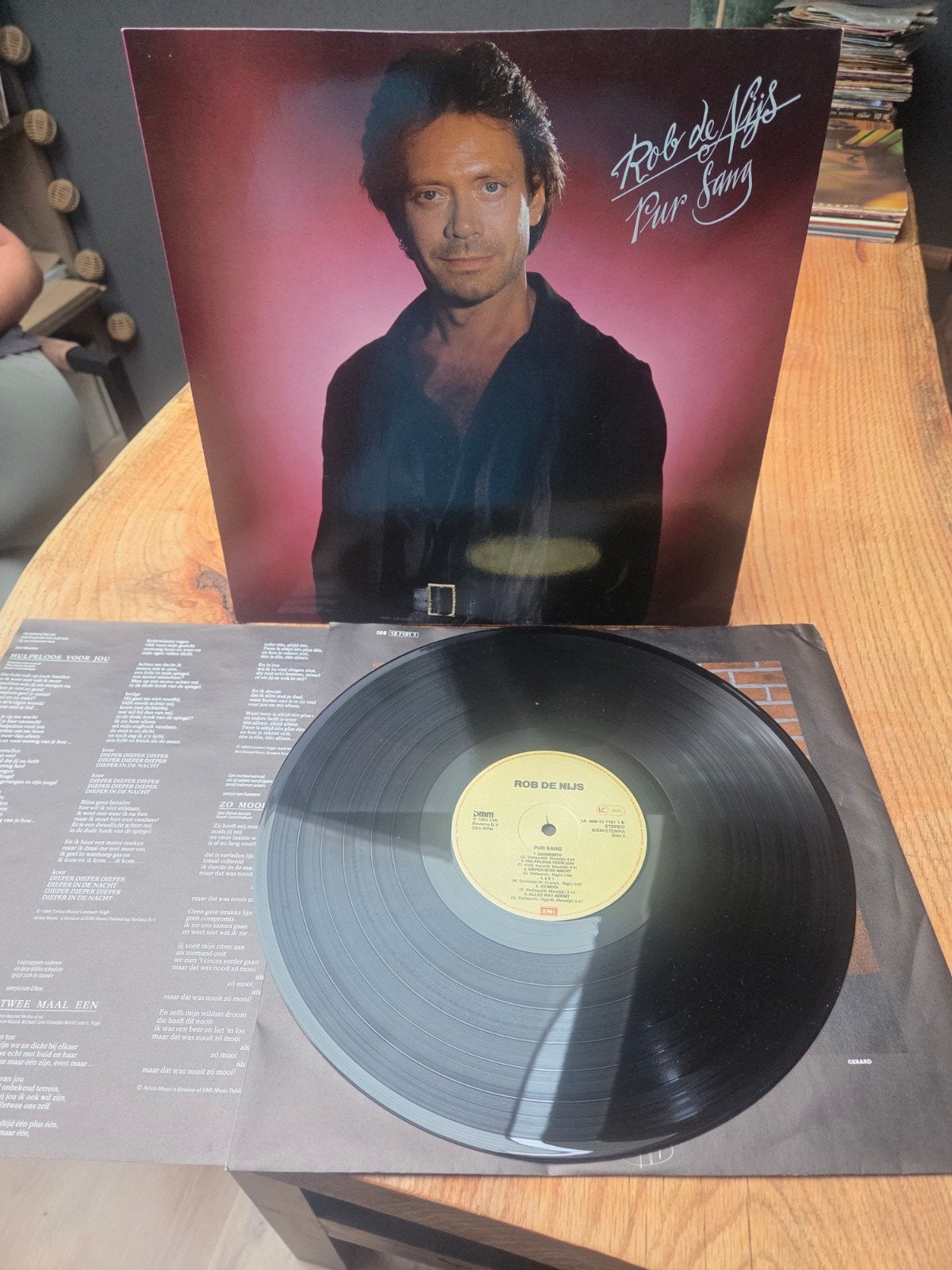 Rob de Nijs - Pur Sang LP (1987), Cd's en Dvd's, Vinyl | Pop, LP, Gebruikt, Pop, Ophalen of Verzenden