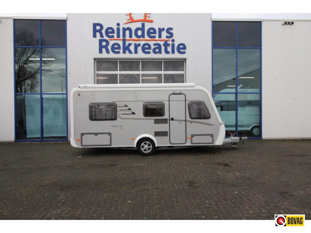 Eriba Nova Light 442 V Thule 6300, Vloerverwarm., Caravans en Kamperen, Caravans, Standaardzit, Bedrijf, Tot en met 3, Schokbreker