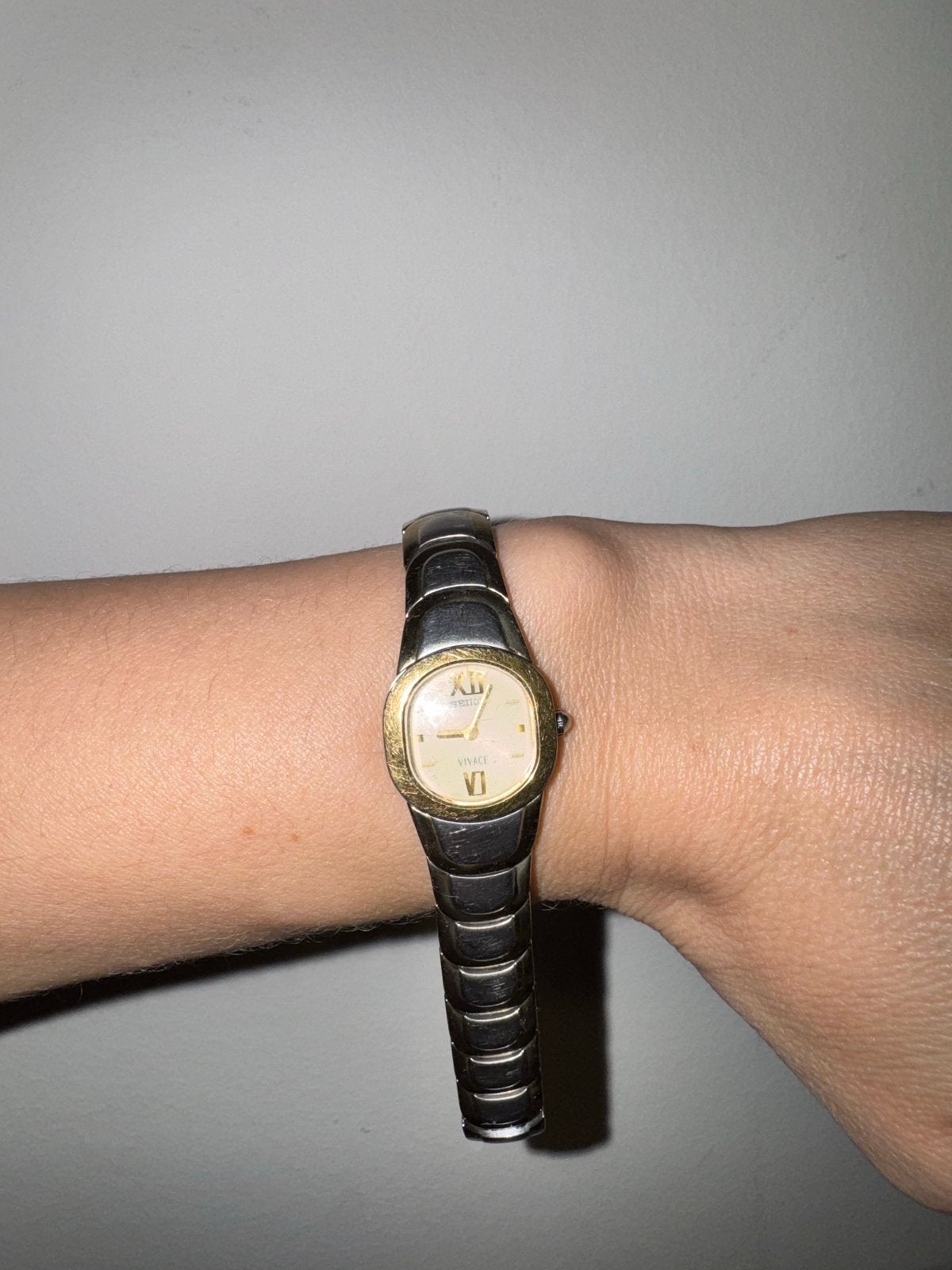 Seiko Vivace dameshorloge - batterij moet vervangen worden, Seiko, Gebruikt, Staal, Polshorloge