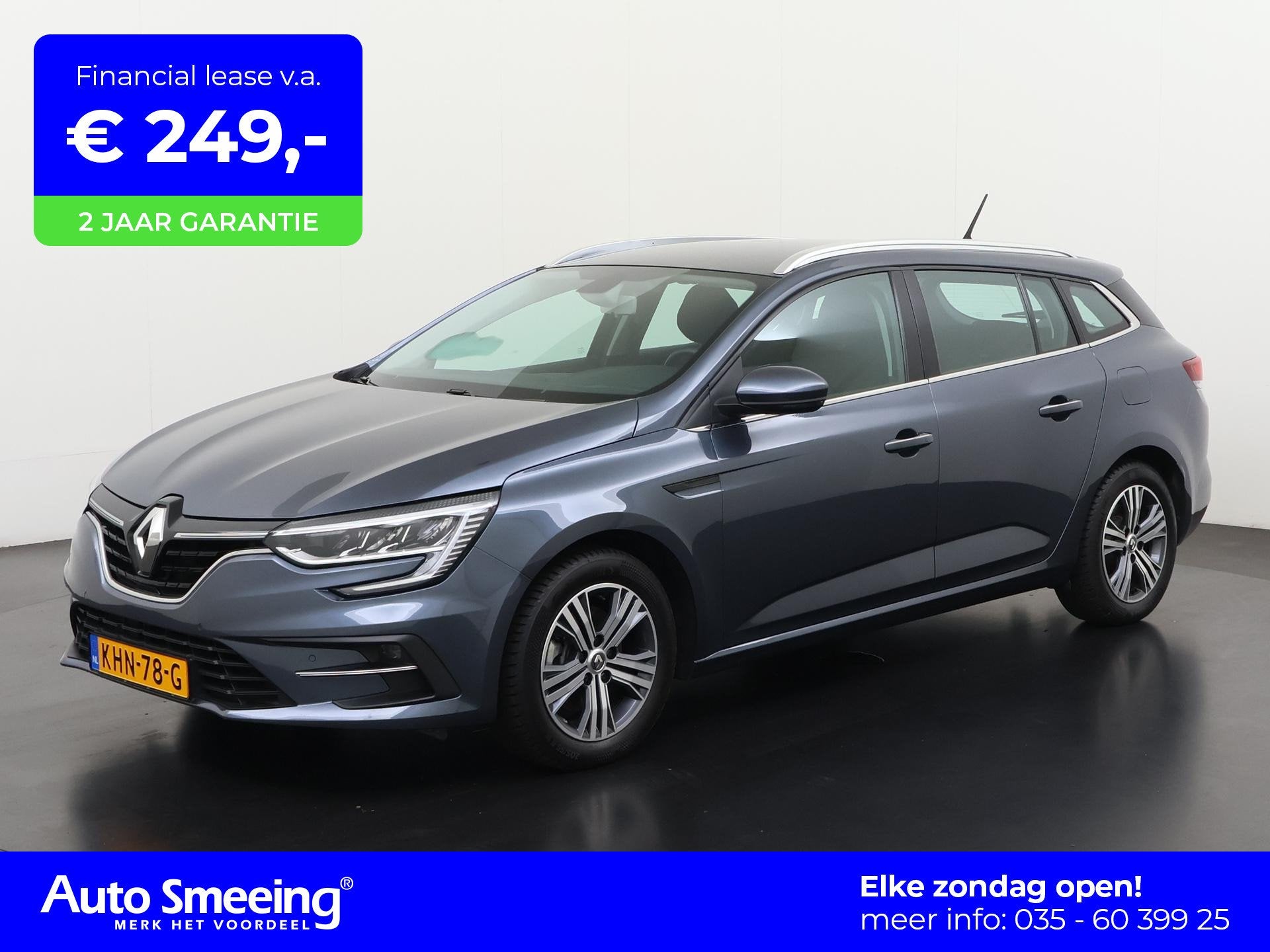 Renault Mégane Estate 1.6 E-Tech Plug-In Hybrid 160 Evoluti, Auto's, Renault, 12 maanden, Stof, Gebruikt, 4 cilinders