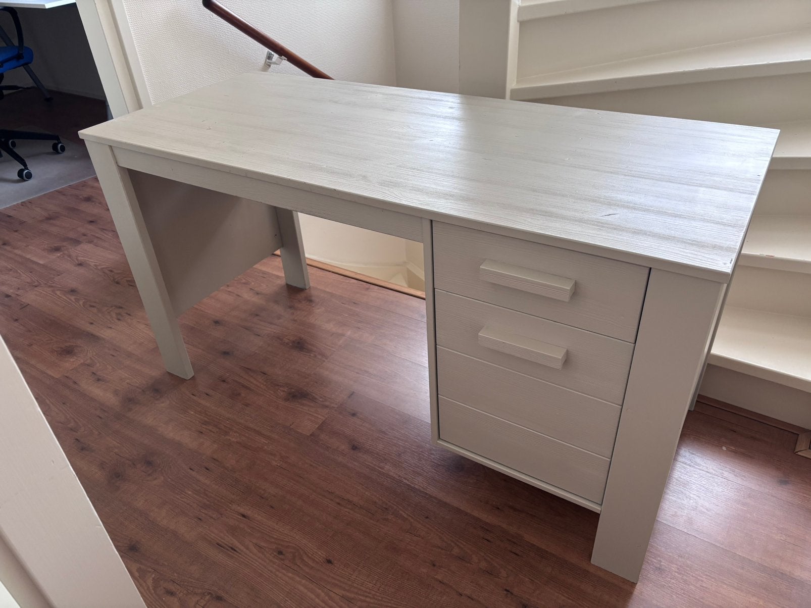 Woood bureau Dennis, Demontabel, Gebruikt, Hout, Schoolbureau