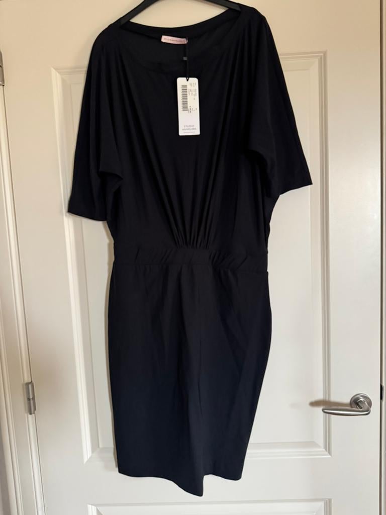 Studio Anneloes Marren jurk zwart maat L, Kleding | Dames, Jurken, Zwart, Maat 42/44 (L), Nieuw, Ophalen of Verzenden