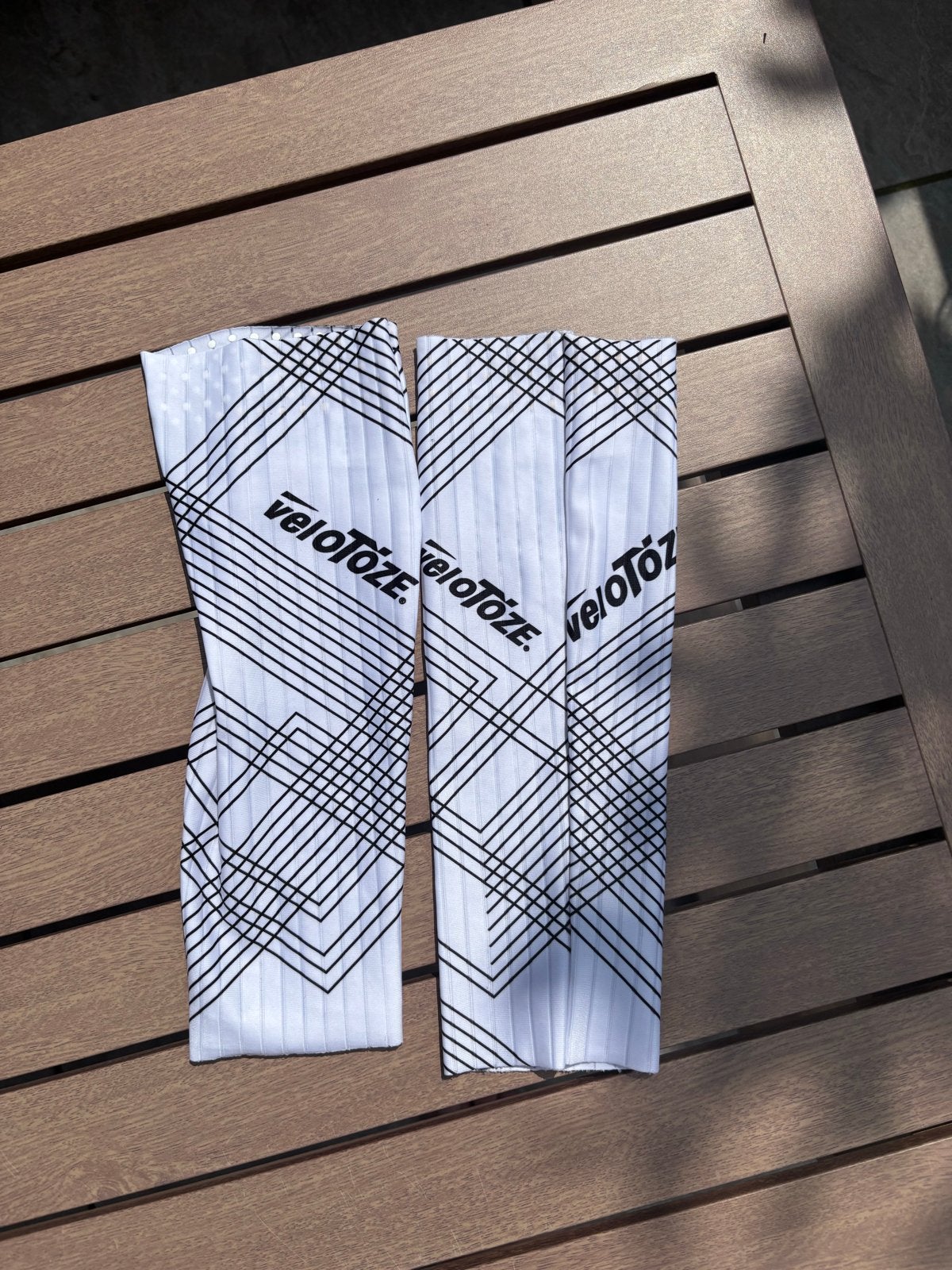 Velotoze Kuitmouwtjes Triathlon L/XL, Wit, Maat 46/48 (XL) of groter, Nieuw, Ophalen of Verzenden