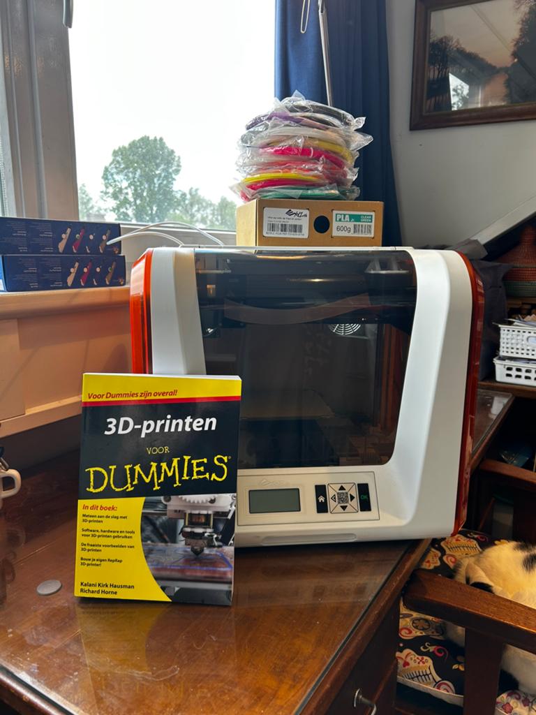 XYZprinting Da Vinci Junior + Filament + Extras, Ophalen, Zo goed als nieuw, Filament