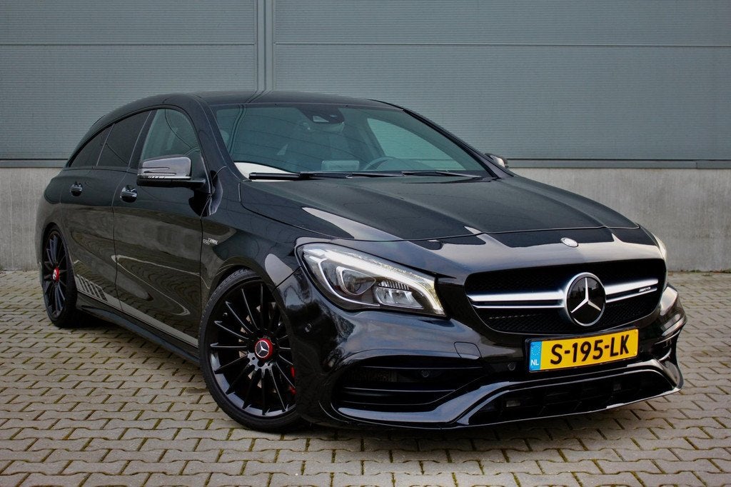 Mercedes-Benz CLA-klasse Shooting Brake AMG 45 4MATIC|PANO, Auto's, Mercedes-Benz, Automaat, CLA, Euro 6, 4 cilinders