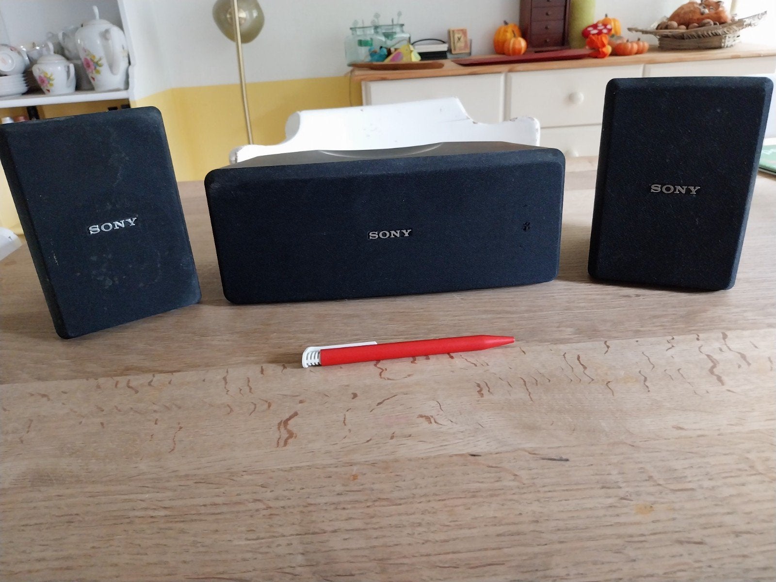 Sony Center en Surround Speakers / boxen, Gebruikt, Ophalen of Verzenden, 60 tot 120 watt, Sony