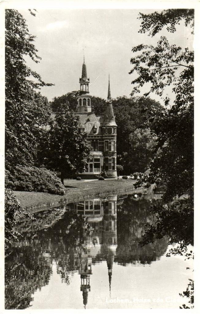 Lochem, Huize de Cloese - 1959 gelopen, Ophalen of Verzenden, 1940 tot 1960, Gelopen, Gelderland