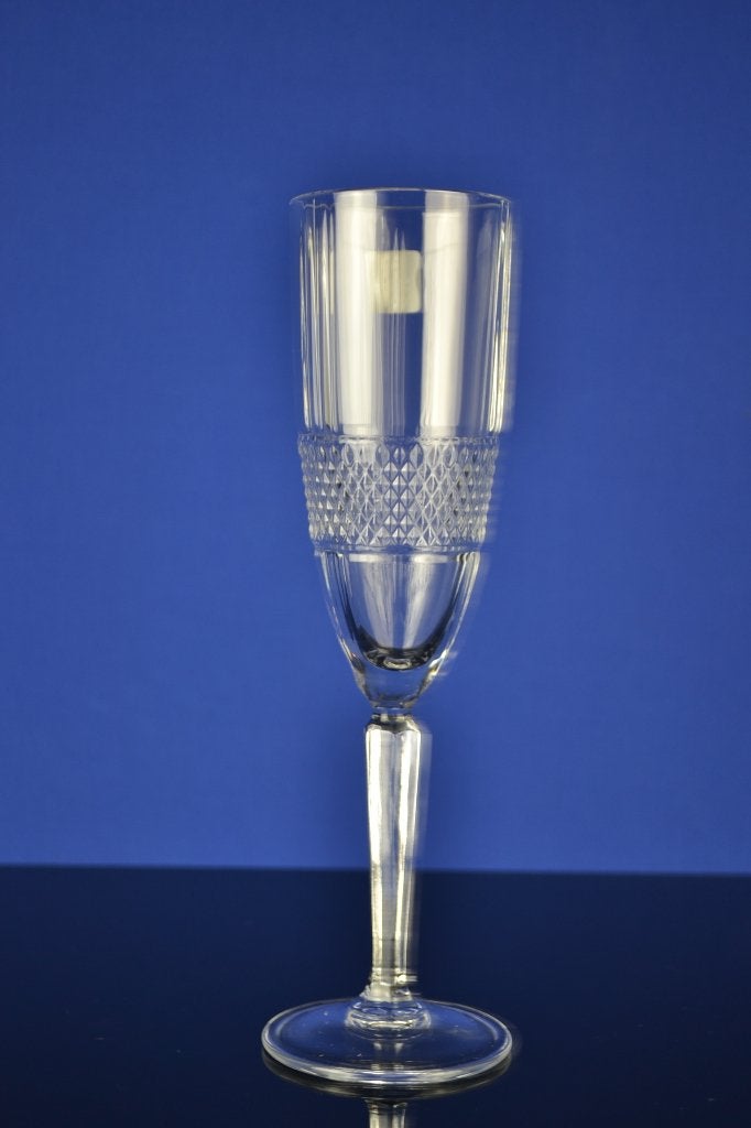 Luxe campagne glazen helder kristal 2 stuks, Mvm detailhandel, Overige materialen, Pjmink@casema.nl, Nieuw