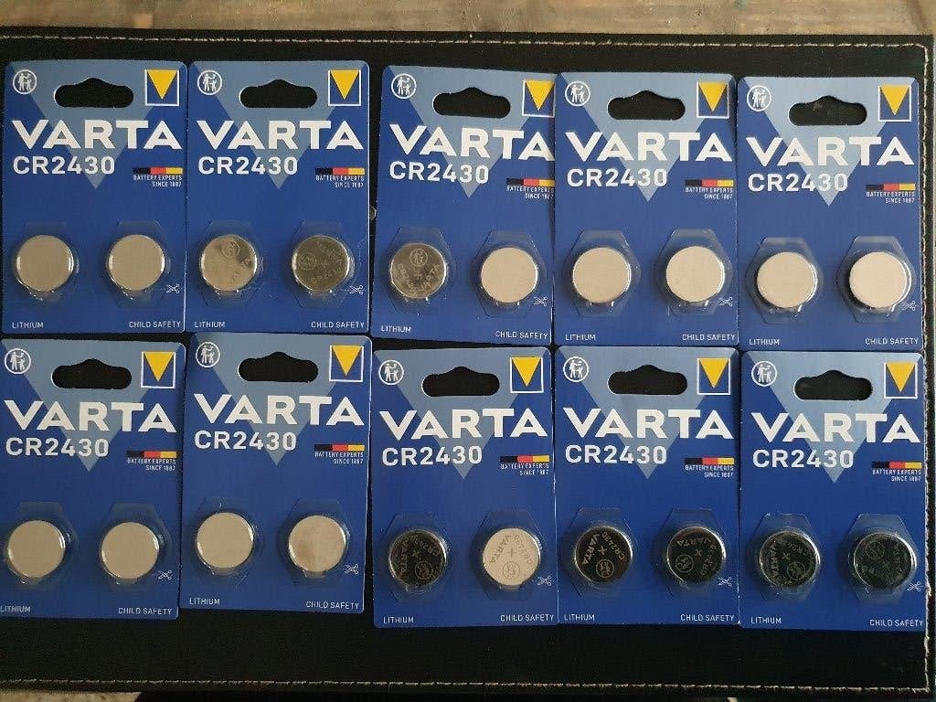 VARTA CR2430 Lithium Knoopcel Batterijen (20 stuks), Ophalen of Verzenden, Zo goed als nieuw