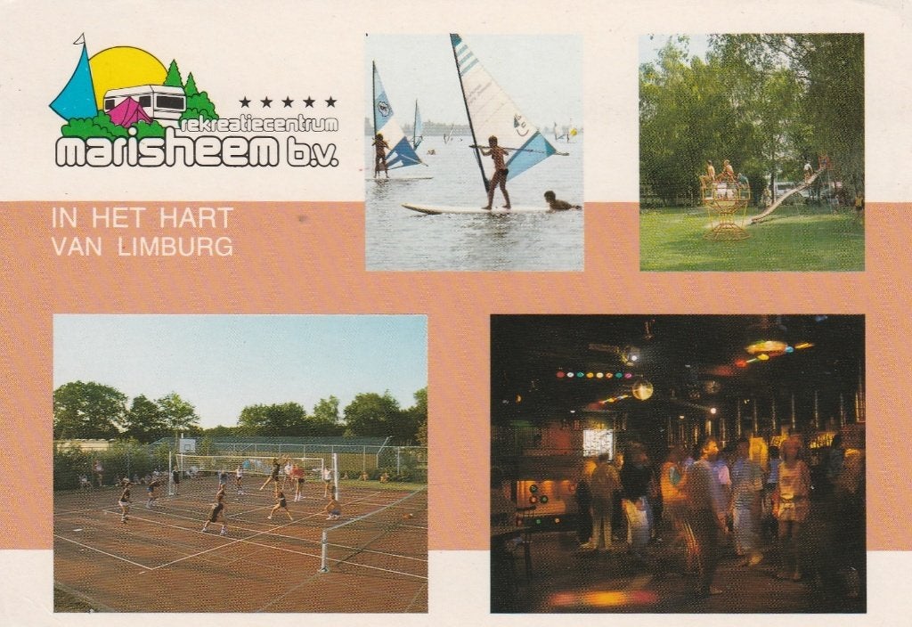 ECHT (L.) Recreatiecentrum Marisheem met Roodstempel, Verzenden, 1980 tot heden, Gelopen, Limburg