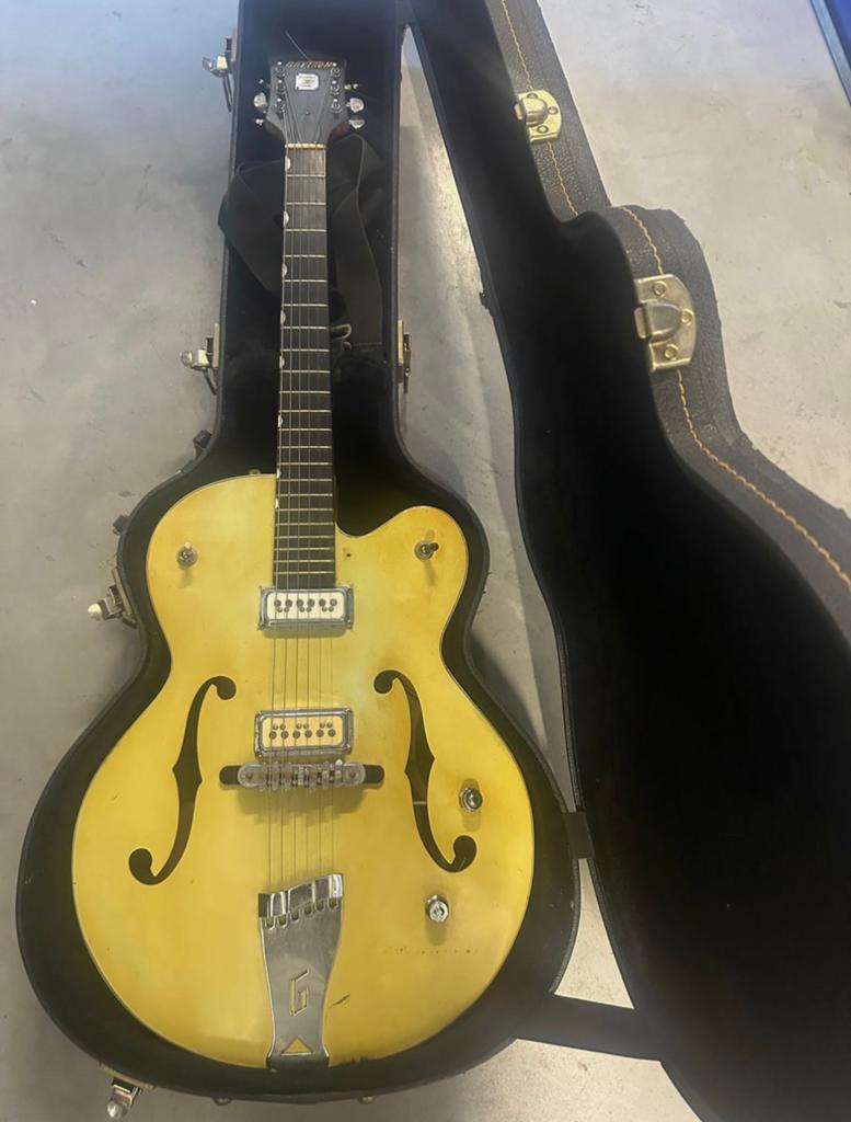 Gretsch 6125 Double Anniversary 1958-2-Tone Smoked Green, Ophalen of Verzenden, Gebruikt