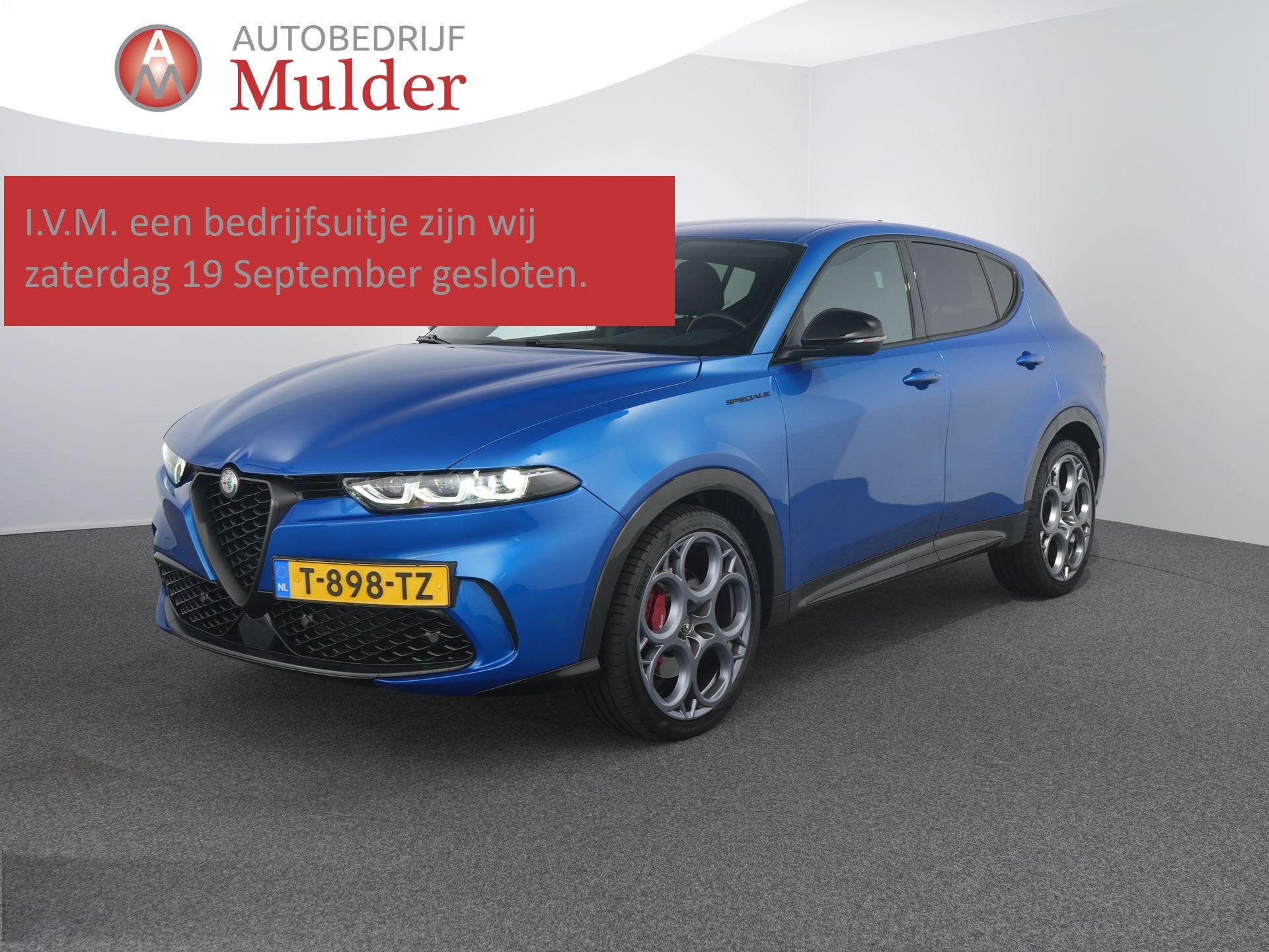 Alfa Romeo Tonale 1.5T Hybrid Edizione Speciale 20inch | Car, Euro 6, 4 cilinders, 700 kg, Blauw