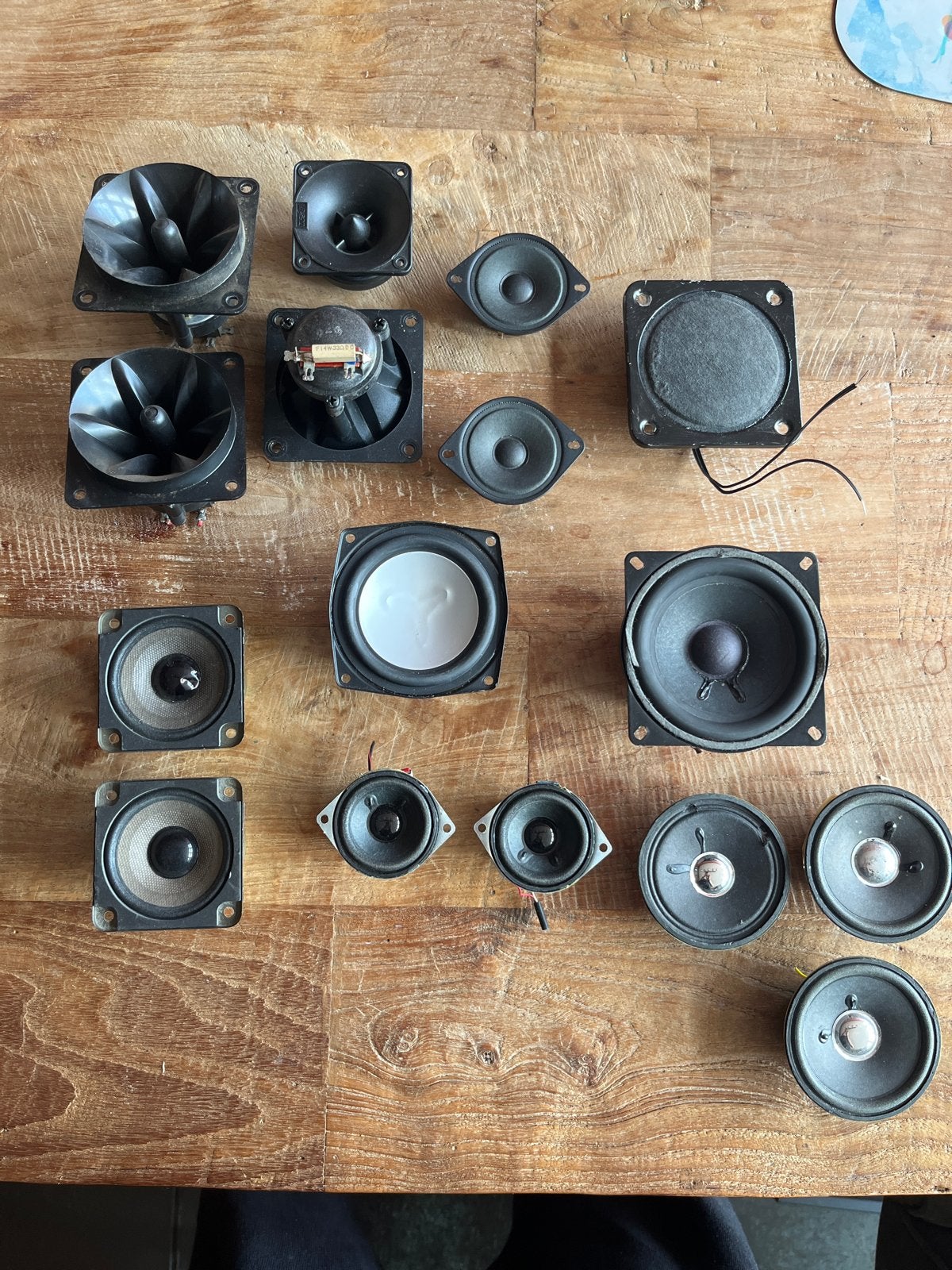 Diverse speakers en luidsprekeronderdelen, Overige merken, Gebruikt, Overige typen, Ophalen of Verzenden