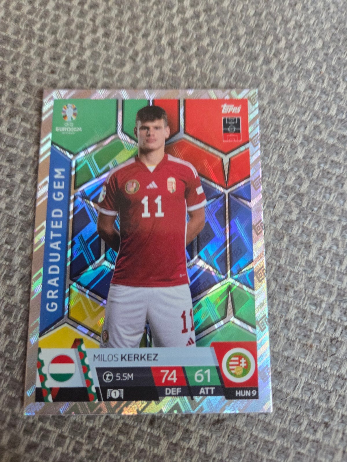 Topps Match Attax EURO 2024 Milos Kerkez Hongarije Kaart, Ophalen of Verzenden