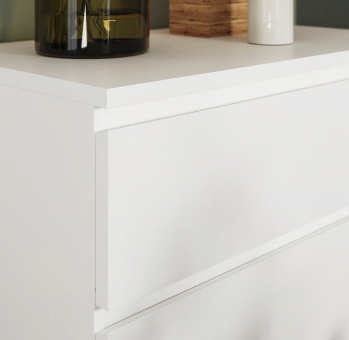 Ikea Malm ladekast, 6 lades, wit, 160x78cm (NIEUW in doos), Huis en Inrichting, Kasten | Ladekasten, Ophalen, 5 laden of meer