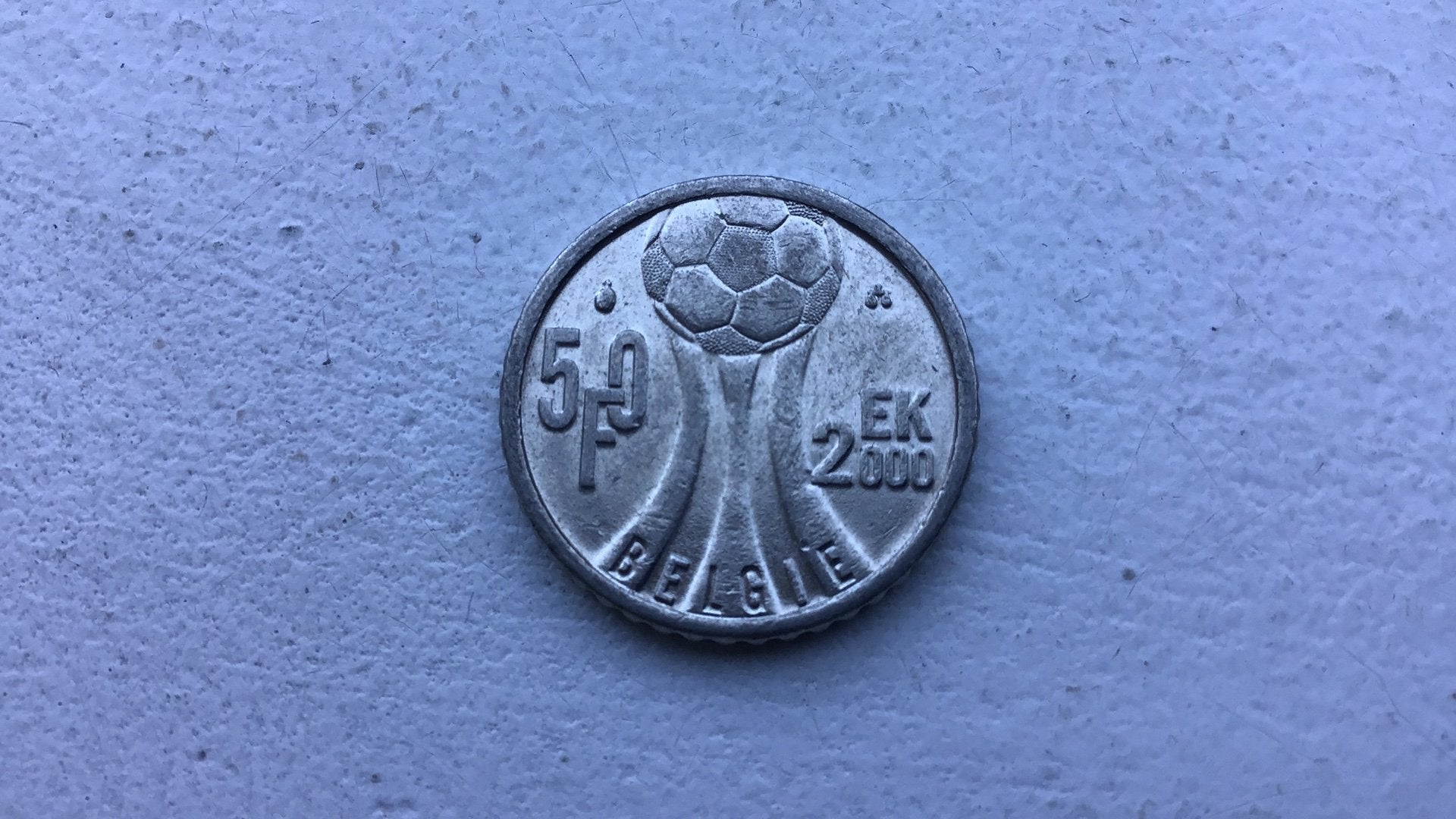 Belgie 50 Frank 2000 EK voetbal., Ophalen of Verzenden
