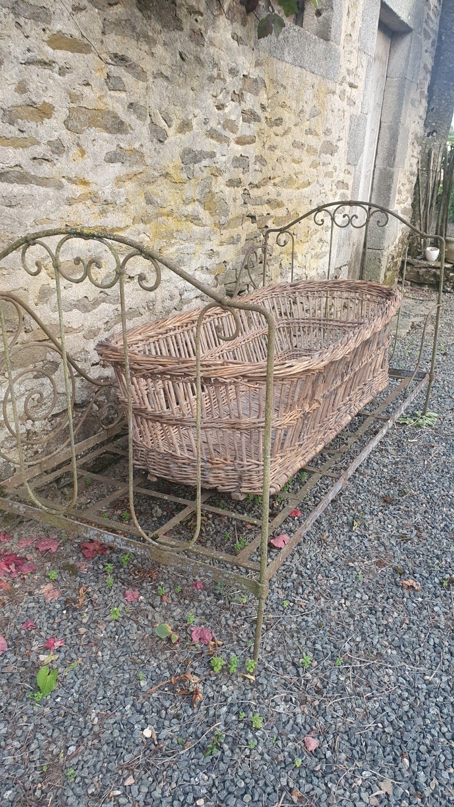 Antieke Franse Bakkersmand *brocante*vintage*, Ophalen