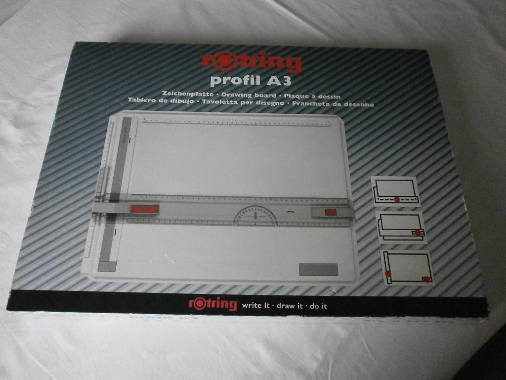 Rotring Tekenbord Profil A3, Doe-het-zelf en Verbouw, Tekentafels, Ophalen of Verzenden, Gebruikt, Minder dan 130 cm