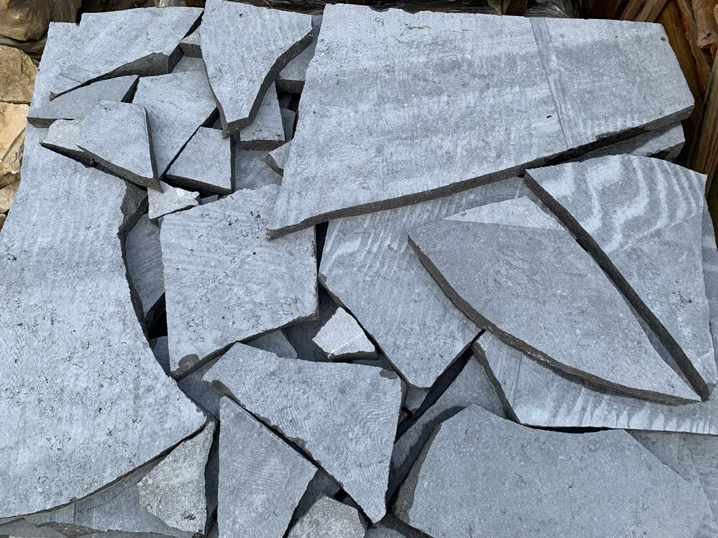 Flagstones Stepstones Belgisch Blauwsteen Nieuw tegels, Tuin en Terras, Blauw, Overige typen, Nieuw, Ophalen of Verzenden