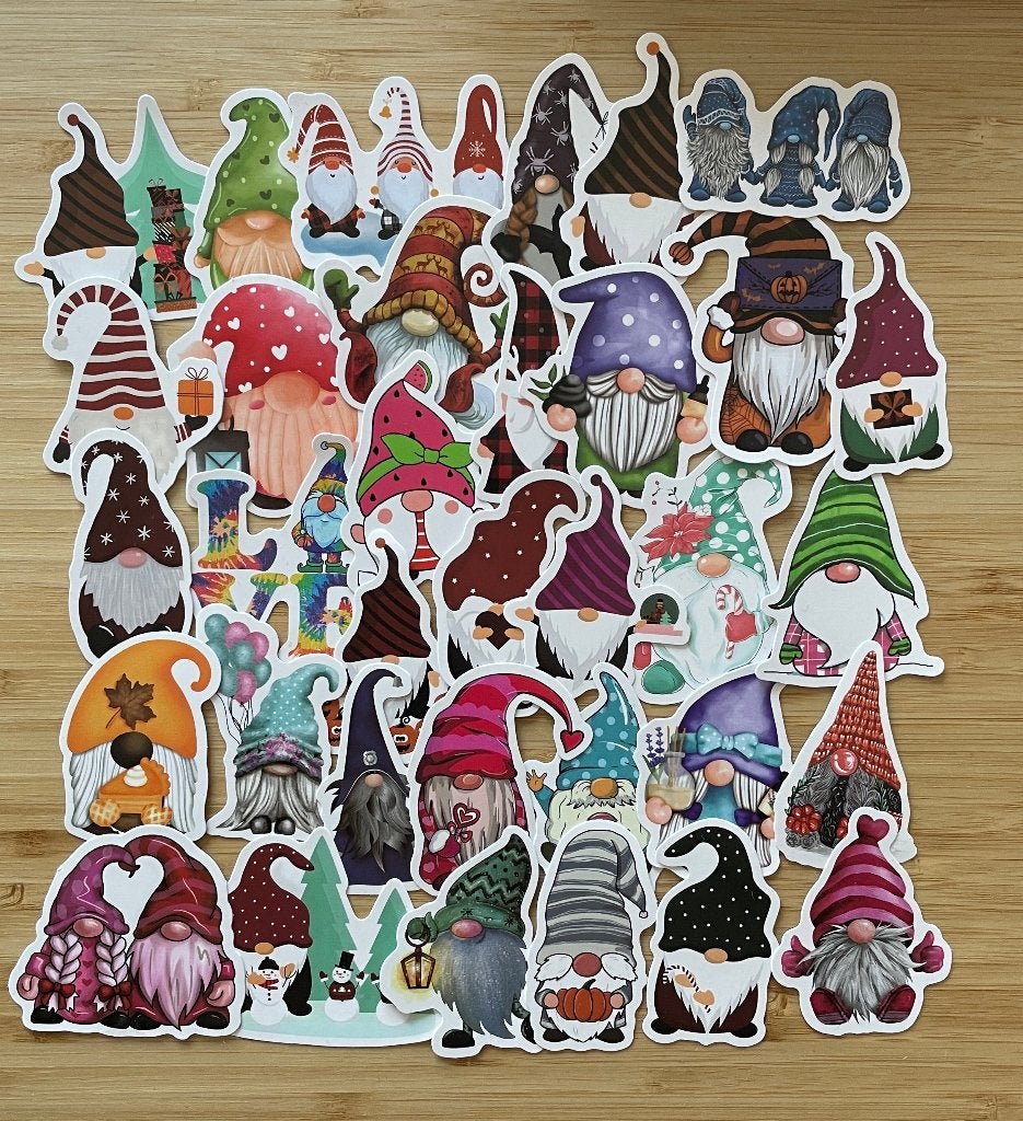 Herfst kabouter stickers, Verzenden, Nieuw, Meerdere stickers