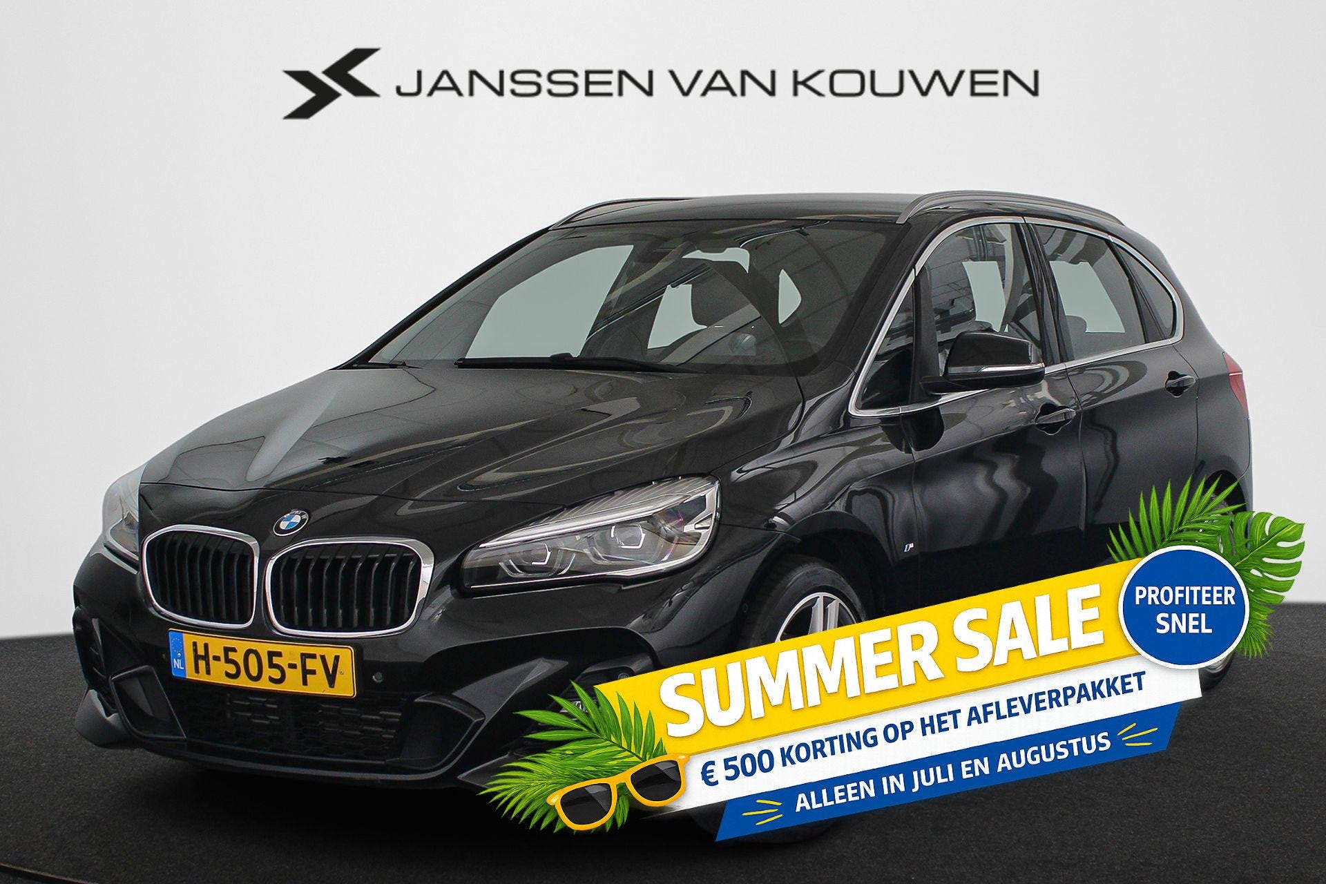 BMW 2-serie Active Tourer 218i High Executive Edition M Spor, Auto's, Gebruikt, Zwart, Bedrijf, 19 km/l