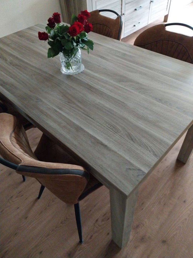 Eetkamertafel 160x90 ZGAN, Huis en Inrichting, Ophalen, Gebruikt, 50 tot 100 cm, 150 tot 200 cm