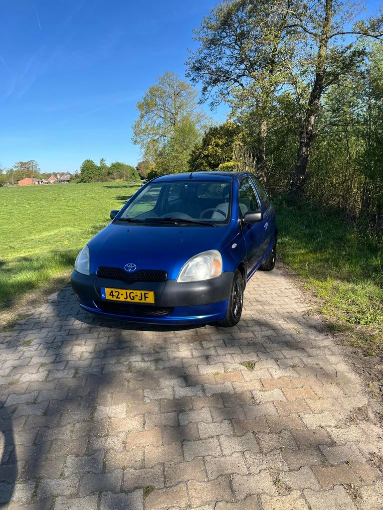 Toyota Yaris 1.0 16V Vvti 3DR 2002 Blauw, Voorwielaandrijving, 4 cilinders, 68 pk, Origineel Nederlands