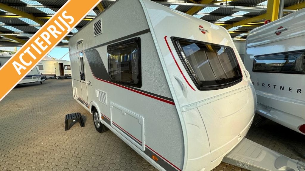 Bürstner Premio 395 TS Bed 210 cm NIEUW MET GEBRUIK, Treinzit, Tot en met 3, Bürstner, 5 tot 6 meter