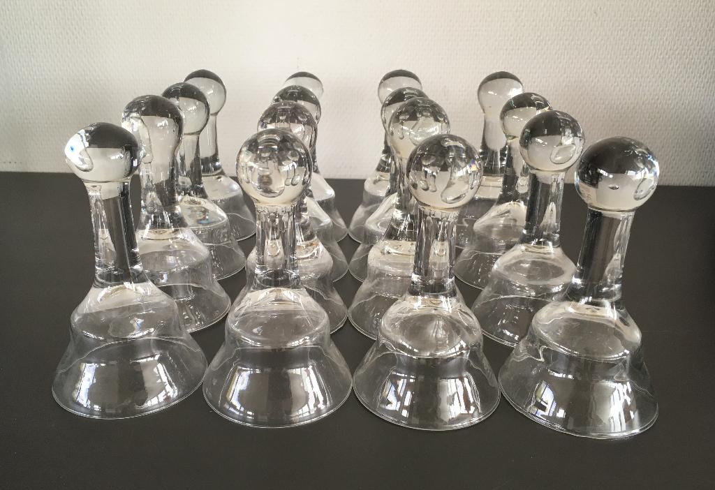 Glaasjes / Glazen voor Waxinelichtjes standaard (h: 15 cm), Huis en Inrichting, Ophalen, Overige materialen, Zo goed als nieuw