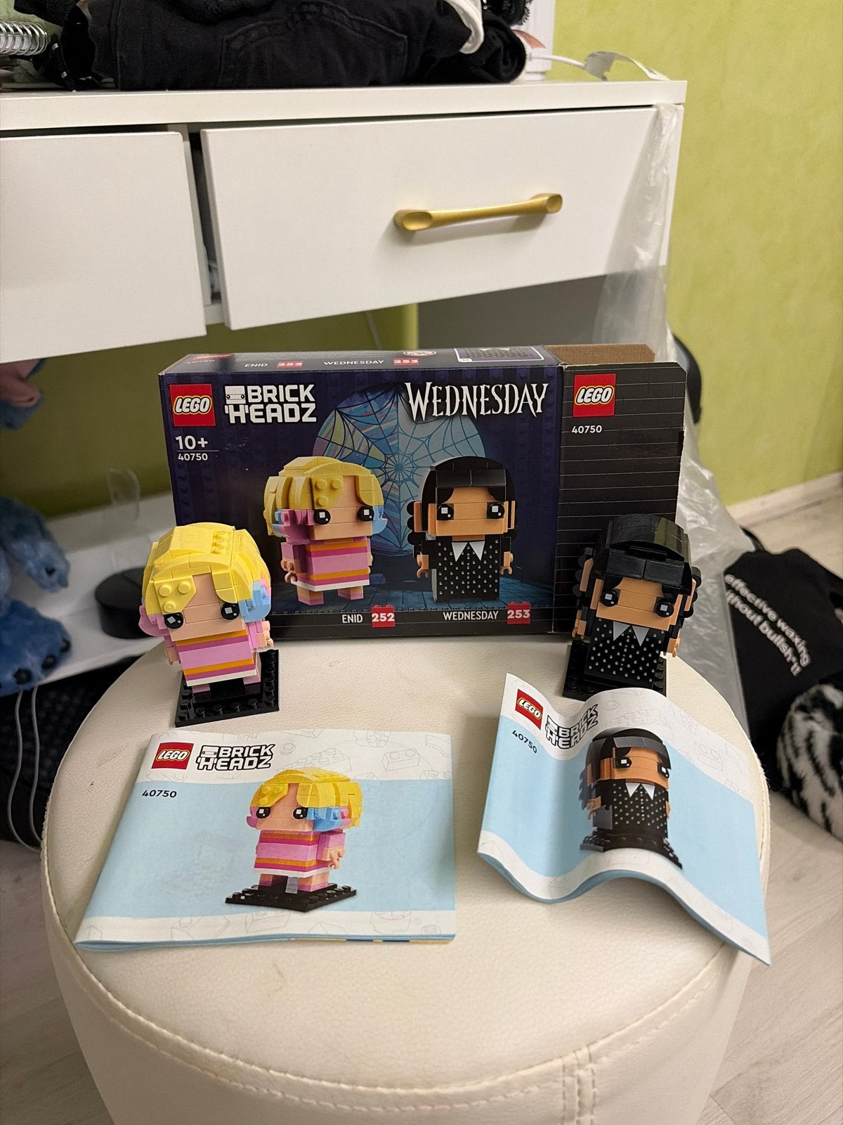 Lego BrickHeadz Wednesday & Enid (40750), Ophalen of Verzenden, Zo goed als nieuw