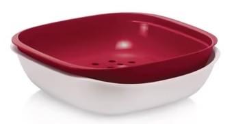 Tupperware Allegra Multi Schaal Bordeauxrood Nieuw, Ophalen of Verzenden, Nieuw, Rood, Schaal