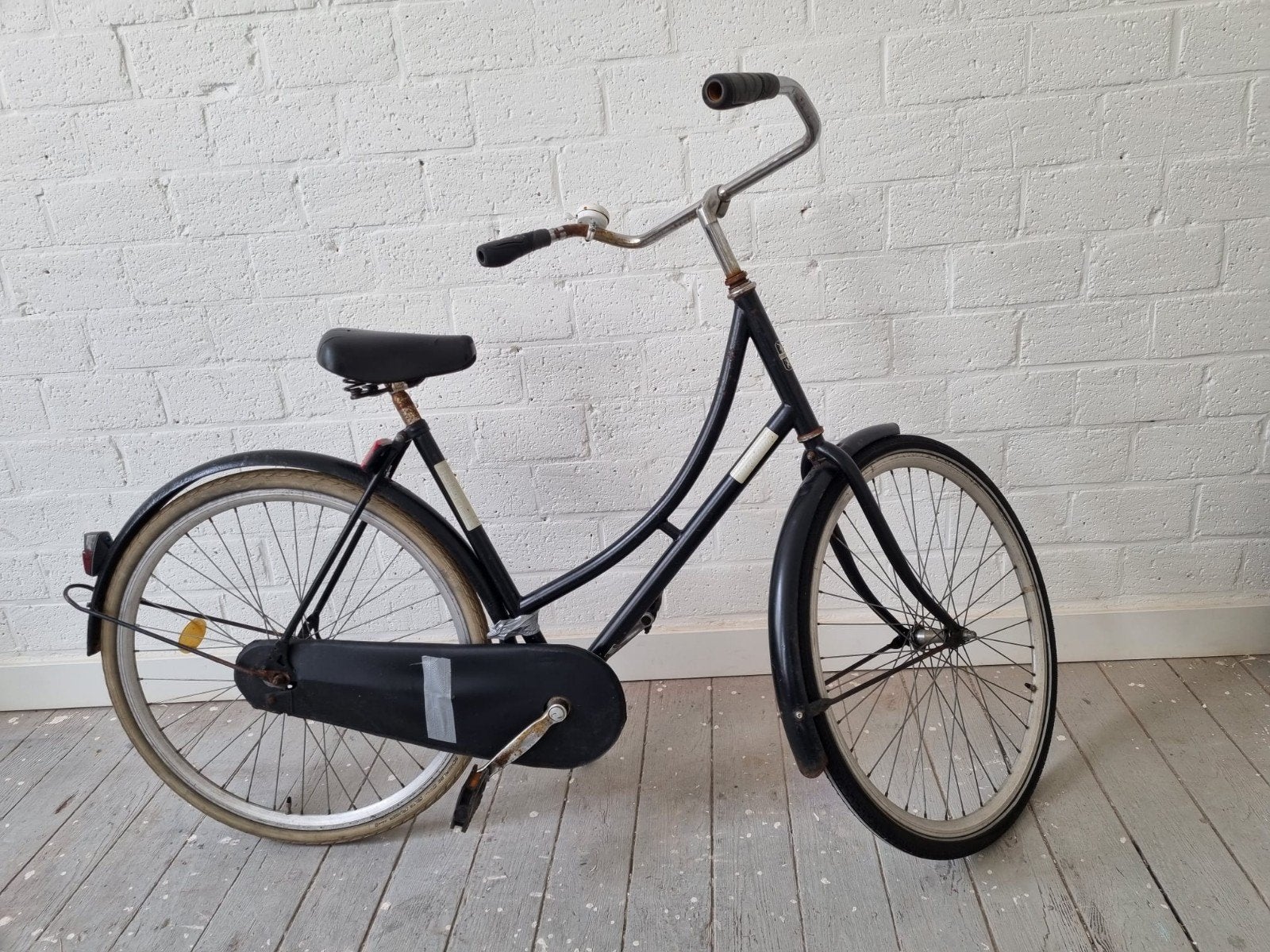 Fiets met breed stuur voor kinderzitje zgn moederfiets, Ophalen of Verzenden, Gebruikt, 1 kind