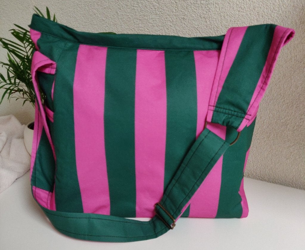 Hobo Bag, Mombag (Handmade), Meerdere opbergvakken, Verzenden, Nieuw, Schoudertas