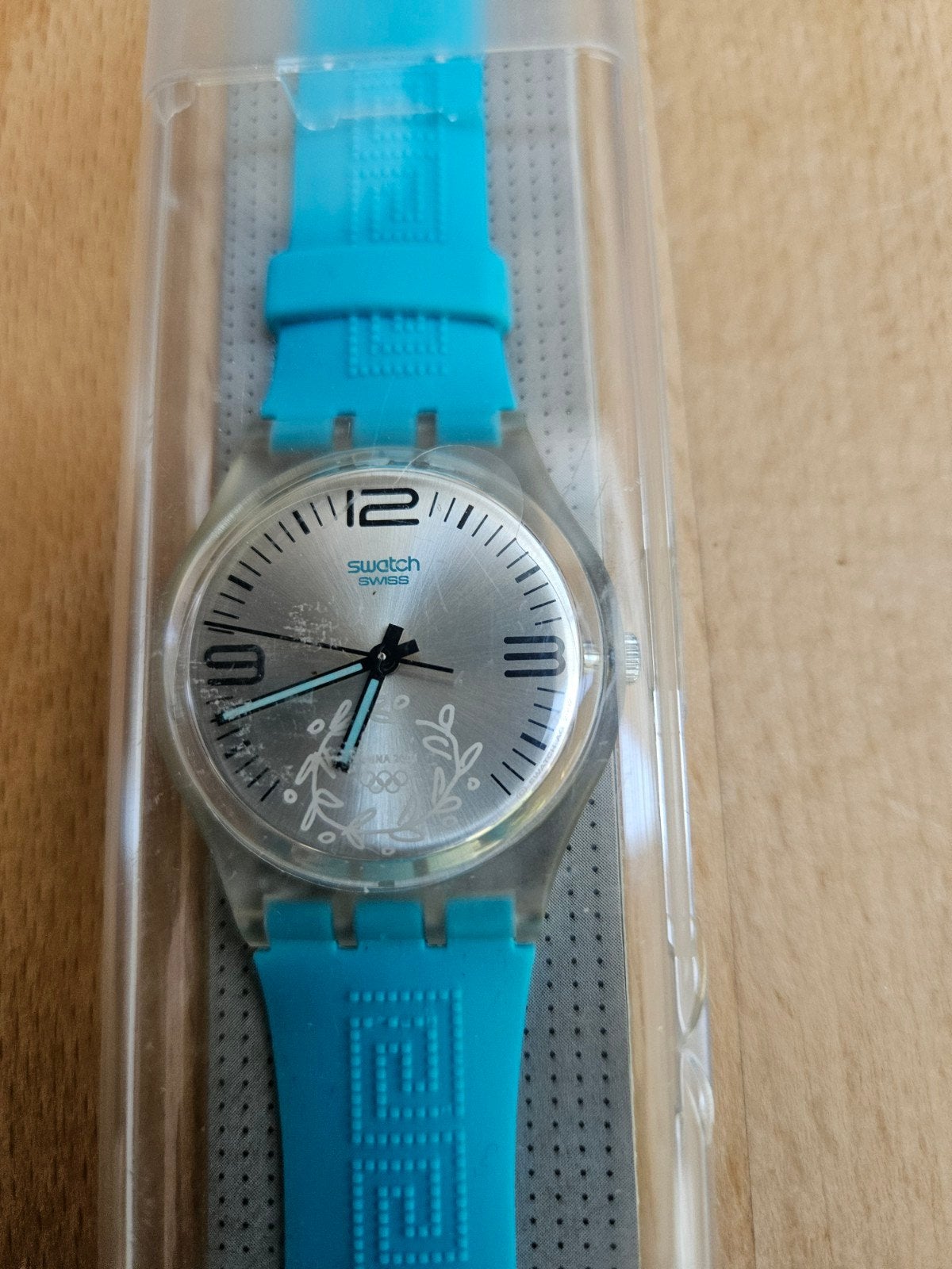 Swatch dameshorloge Athene 2004 Olympische Spelen, Kunststof, Polshorloge, Swatch, Nieuw