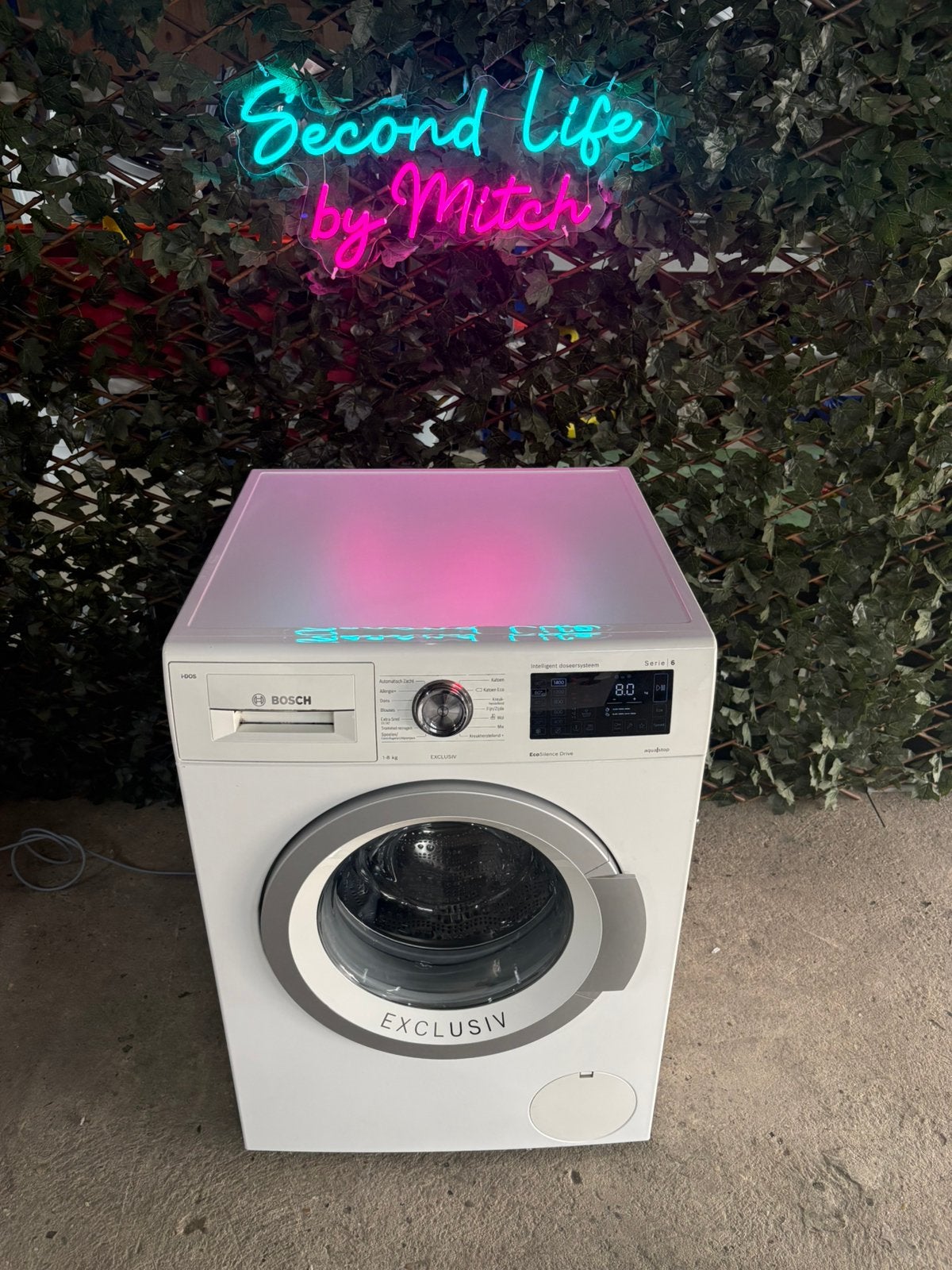 Bosch Serie 6 i-Dos 8kg Exclusiv Wasmachine, Ophalen, 1200 tot 1600 toeren, 8 tot 10 kg, Refurbished